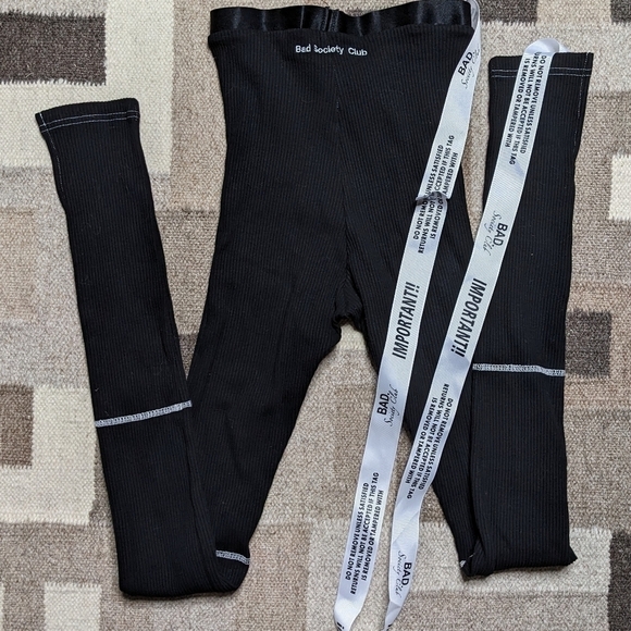 Moving Sale!  💘 NWT Bad Society Club High Waisted Ribbed Pants - Picture 5 of 9
